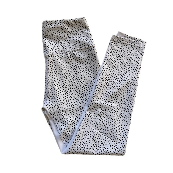 All Fenix Pants - ALL FENIX × ANTHROPOLOGIE Montana High Rise Legging White with Black Dots Spots